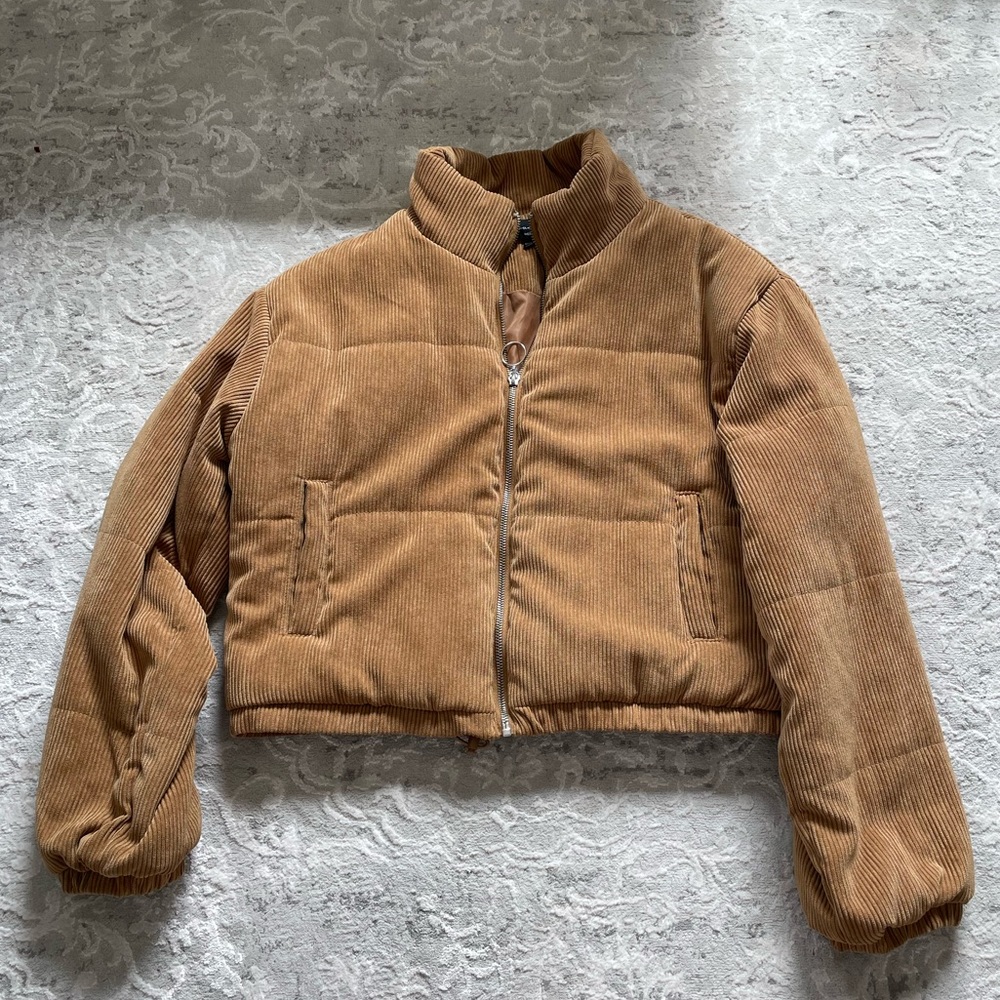 Cropped Corduroy Jacket